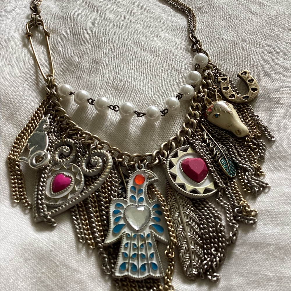 Betsy Johnson Charm Neclace